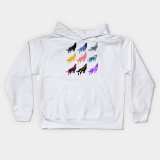 Wolf Pattern Kids Hoodie